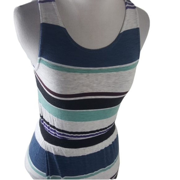 Dolan Anthropologie Color Block Striped Maxi Dress - Picture 4 of 8